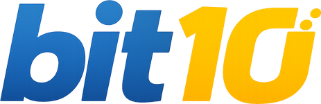 bit 10 logo on coastal blue navigation bar
